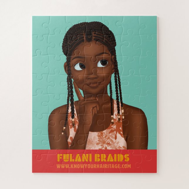 Zara’s Wash Day-Fulani Braids Puzzle 16X20 56pc (Vertikal)