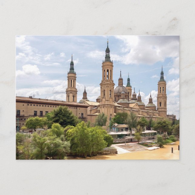 Zaragoza. 2 postkarte (Vorderseite)