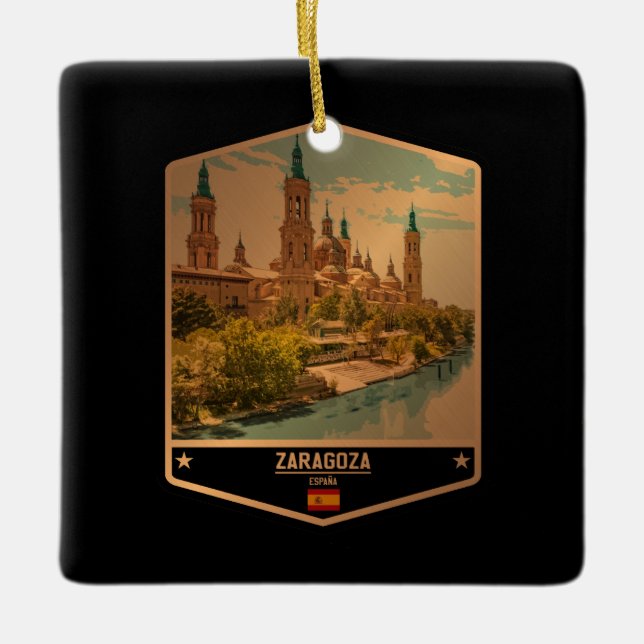 Zaragoza Keramikornament (Vorderseite)