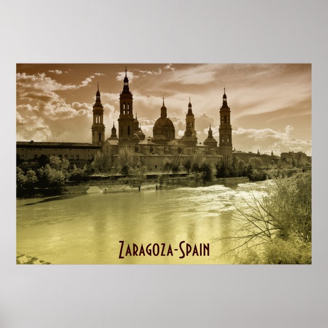 Zaragoza-Spanien II Poster (Vorne)