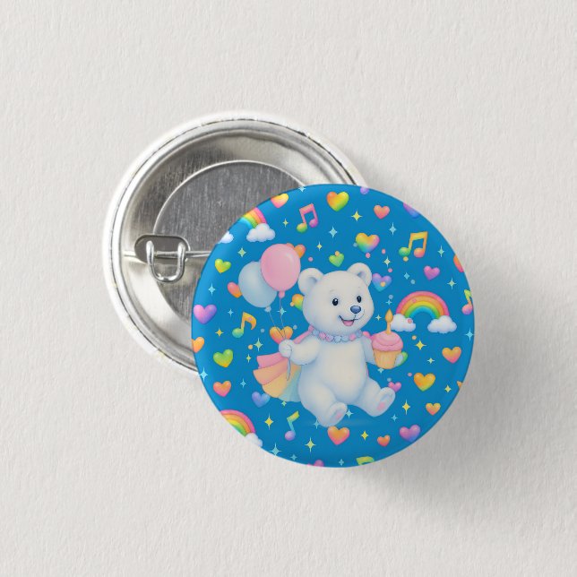 Zarah der tanzende Eisbär • Buttons (Vorne & Hinten)