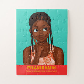 Zara's Wash Day - Fulani Braids Puzzle 11X14 30pc