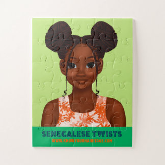 Zaras Wash Day-Senegalese Drehungen Puzzle11X14 30