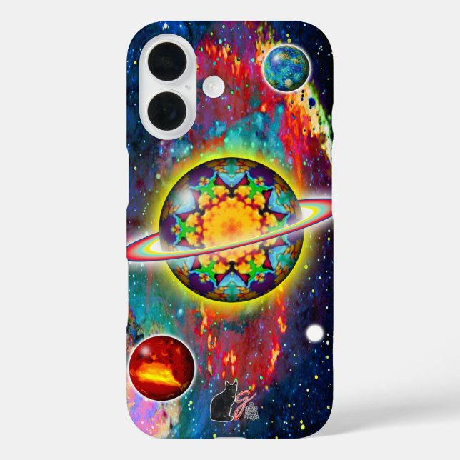 Zargon Orbz iPhone 16 Hülle (Rückseite)
