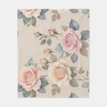 Zarte Aquarellrosen in sanften Pastellfarben
