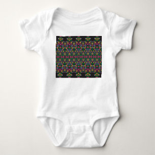 Zarte Damast Barock viktorianisch nahtlos Baby Strampler