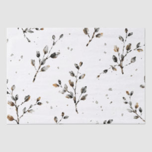 Zarte Eukalyptus-Zweige Botanisches Design Seidenpapier