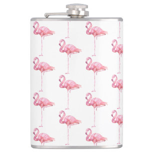 Zarte Flamingo-Serie Design 1 Flachmann