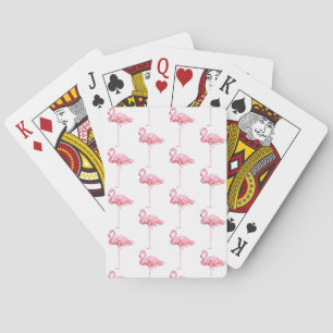 Zarte Flamingo-Serie Design 1 Spielkarten