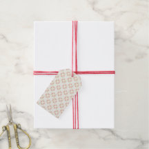 Zarte Gold-Schriftrollen & rosa Rosen Blumenmuster