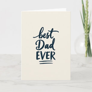 Zarte Karte "Bester Papa Aller Zeiten"