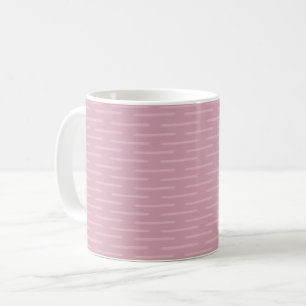 Zarte Linien auf Rosa Kaffeetasse