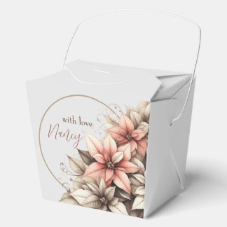 Zarte Pastell-Blumen-Geschenkbox Geschenkschachtel
