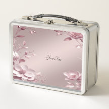 Zarte rosa Blumen Lunchbox