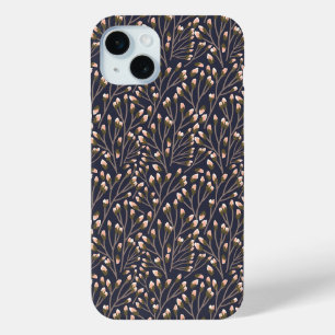 Zarte rosa Knospen auf braunen Zweigen Case-Mate iPhone Hülle