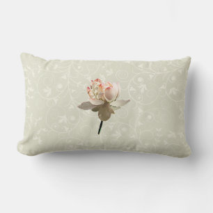 Zarte rosa Lotus Lendenkissen