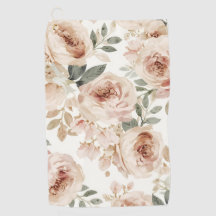 Zarte rosa Rosen Aquarell-Blumenprint Botanisch