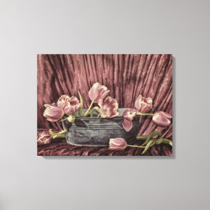 Zarte Tulpen Leinwanddruck