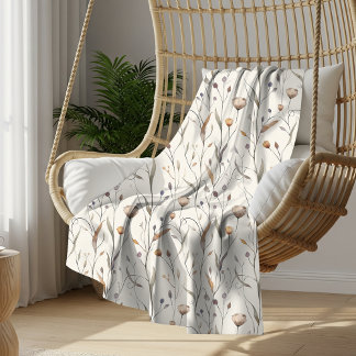 Zarte Wildblumen  Sherpadecke