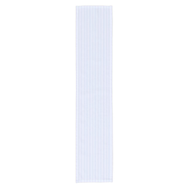 Zarter Baby-Blau-blasser Himmel-Blau-und Kurzer Tischläufer (Vorderseite)