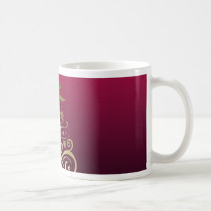 Zarter Weihnachtsbaum Kaffeetasse