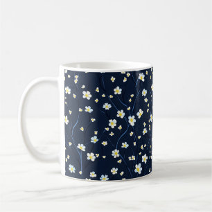 Zartes Blumenmuster Kaffeetasse