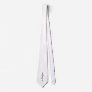 Zartes Blumenmuster Krawatte