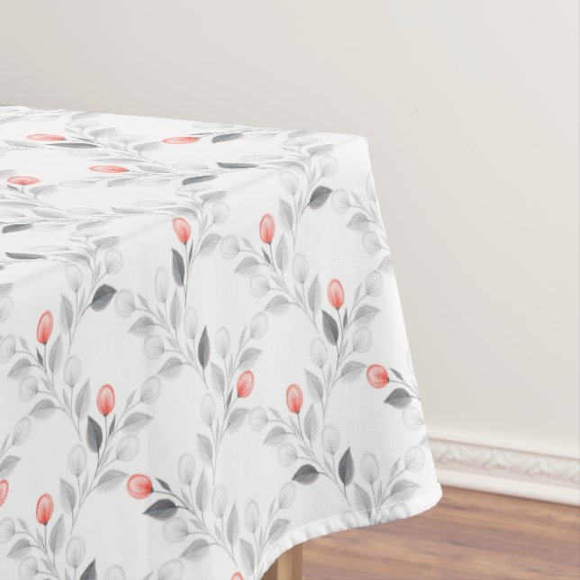 Zartes Blumenmuster Tischdecke (Beispiel)