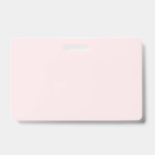 Zartes einfarbiges Plain Blushing Pink Ausweis