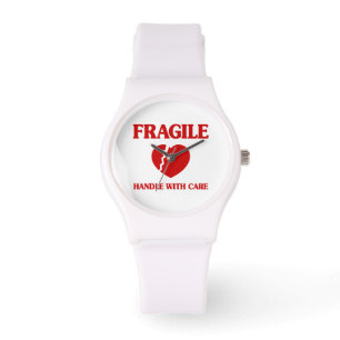 Zartes Herz Vorsichtig Behandeln Armbanduhr