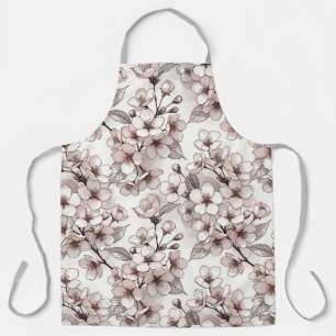 Zartes Kirschblüten-Design Schürze