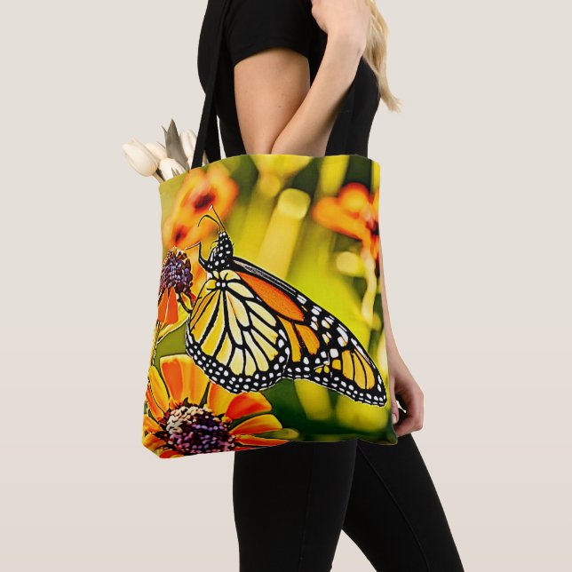Zartes Monarch Butterfly Bloom Design Tasche (Von Nahem)