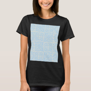 Zartes nahtloses Fliesenmuster im Stil von Amalfi T-Shirt