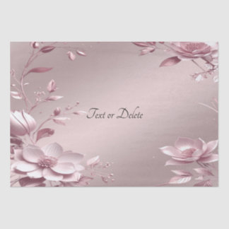 Zartes rosa Blumen-Seidenpapier Seidenpapier