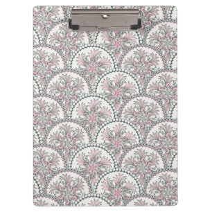 Zartes Vintage-Muster Klemmbrett