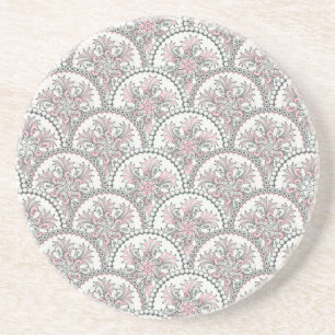 Zartes Vintage-Muster Sandstein Untersetzer