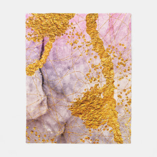 Zärtlichkeit in Pastellfarben. Einzigartige Kreati Fleecedecke