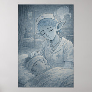 Zärtlichkeit / Krankenschwester / Krankenhaus  Poster
