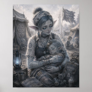 Zärtlichkeit / Nanny / Feldlagerplakat Poster