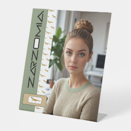ZARZOMIEN PEDESTALES SIGN SOCKELSCHILD
