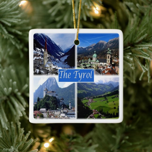 zAT007 THE AUSTRIAN TYROL, Österreich, Keramikornament (Baum)