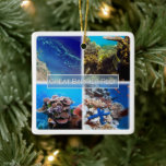 zAU011 THE GREAT BARRIER REEF, Australien, Keramikornament<br><div class="desc">Hier finden Sie das Andenken Ihres Urlaubs. Diese Kategorie enthält Keramik Ornament von vielen Orten in Australien. (zAU011 THE GREAT BARRIER REEF, Australien, Keramik Ornament). Erleben Sie Freunde und Verwandte mit den einzigartigen Souvenirs von Ihrer großartigen Reise. Probier uns! #LeoPepeDesign - großartiges Barriereriff, Korallen am Flynn Riff, Satellitenbilderstarfisch an der...</div>