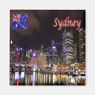 zAU020 SYDNEY, Darling Harbour, Australien, Kühlsc Magnet