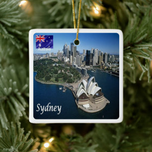 ZAU026 SYDNEY Australien, Opernhaus, Keramik Orna Keramikornament