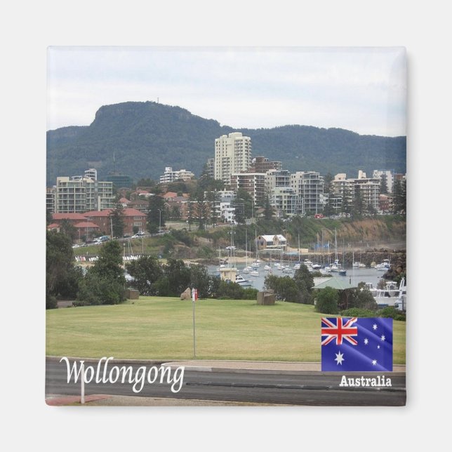 zAU086 WOLLOGONG, Australien, Ozeanien, Kühlschran Magnet (Vorne)