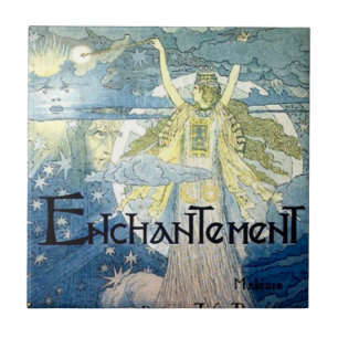 Zauber Art Nouveau Magie Fliese