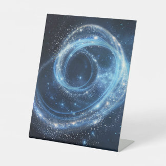 Zauber beginnt mit dem Atmen - Star Trail Sigil Sockelschild