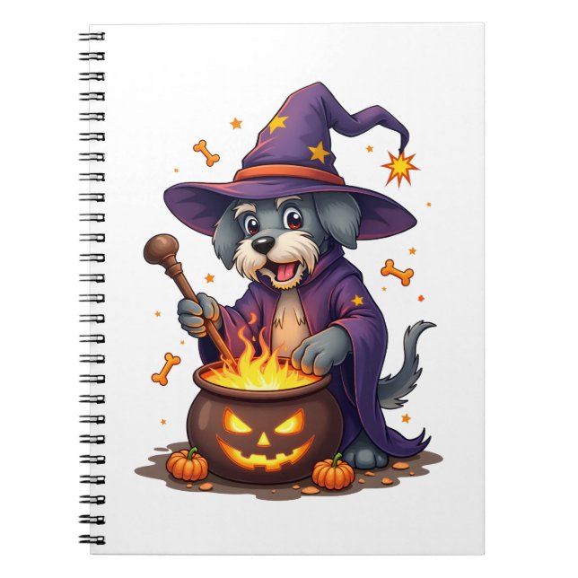 Zauber-Schnauzer Notizblock (Vorderseite)