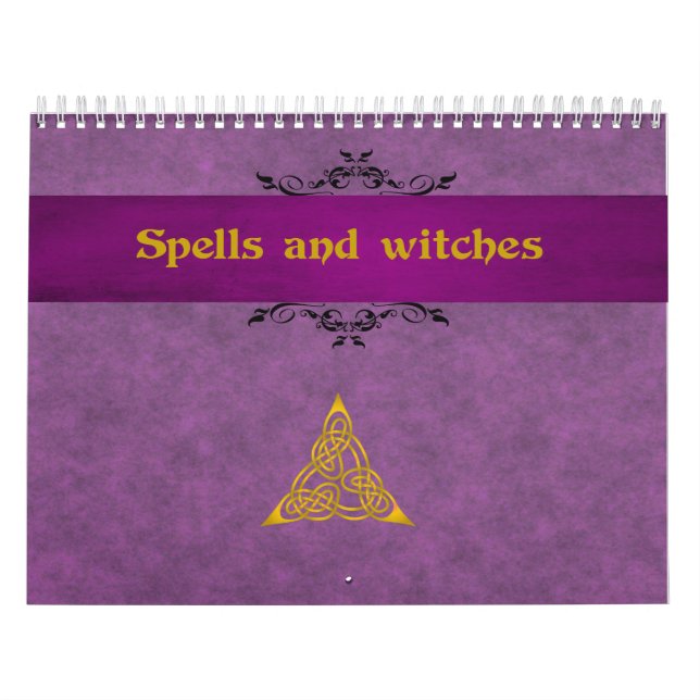 Zauber und Hexen Kalender (Titelbild)