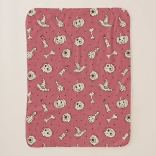 Zauber und Skelette Halloween Sherpa Blanket Sherpadecke